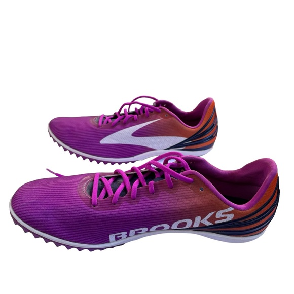 Brooks Mach 17 Spikeless Track & Field Lightweight Purple Running Shoes 9 NWOT - Picture 4 of 10